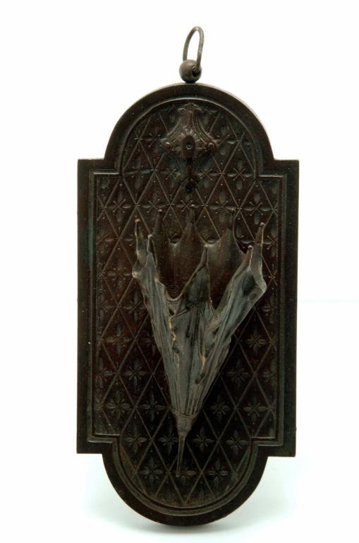 Appraisal: A cast iron figural match safe of a fully articulated