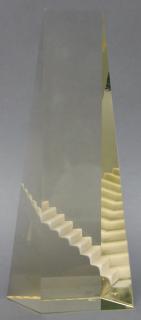 Appraisal: Mark Peiser American b - Tower of Babel Cast glass