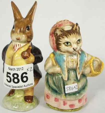 Appraisal: Beswick Beatrix Potter Figure Benjamin Bunny BP B purple jacket