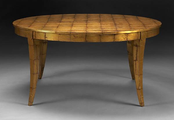 Appraisal: A Neoclassical style center table by Christopher Maier New Orleans