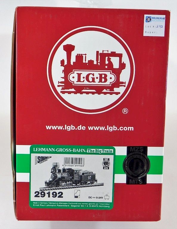 Appraisal: L G B Lehmann Gross Bahn O Gauge Locomotive Train