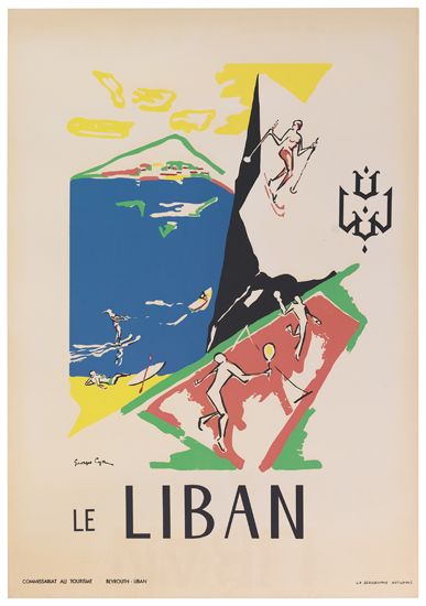 Appraisal: GEORGES CYR DATES UNKNOWN LE LIBAN x inches x cm