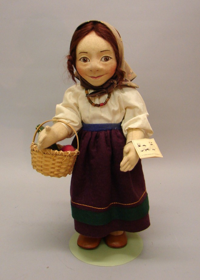 Appraisal: Tagged R John Wright Lina doll One of the early