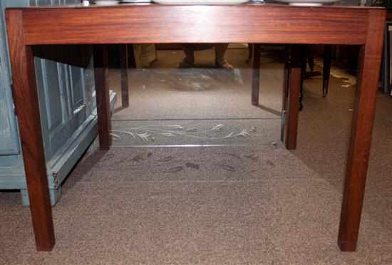 Appraisal: Contemporary rosewood table Estimate - No condition report supplied