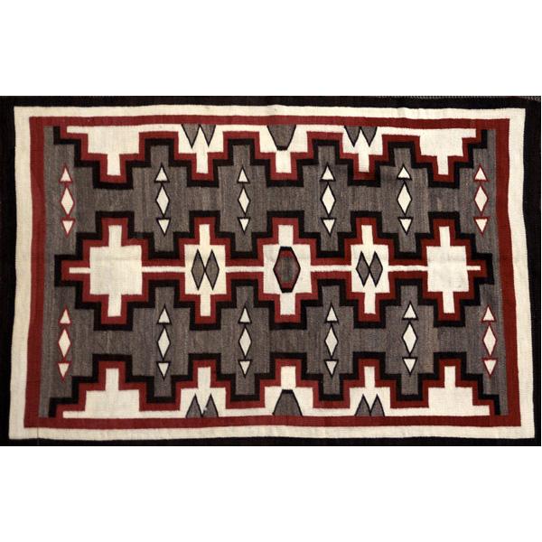 Appraisal: NAVAJO Ganado variant weaving of hand-spun wool in a geometric