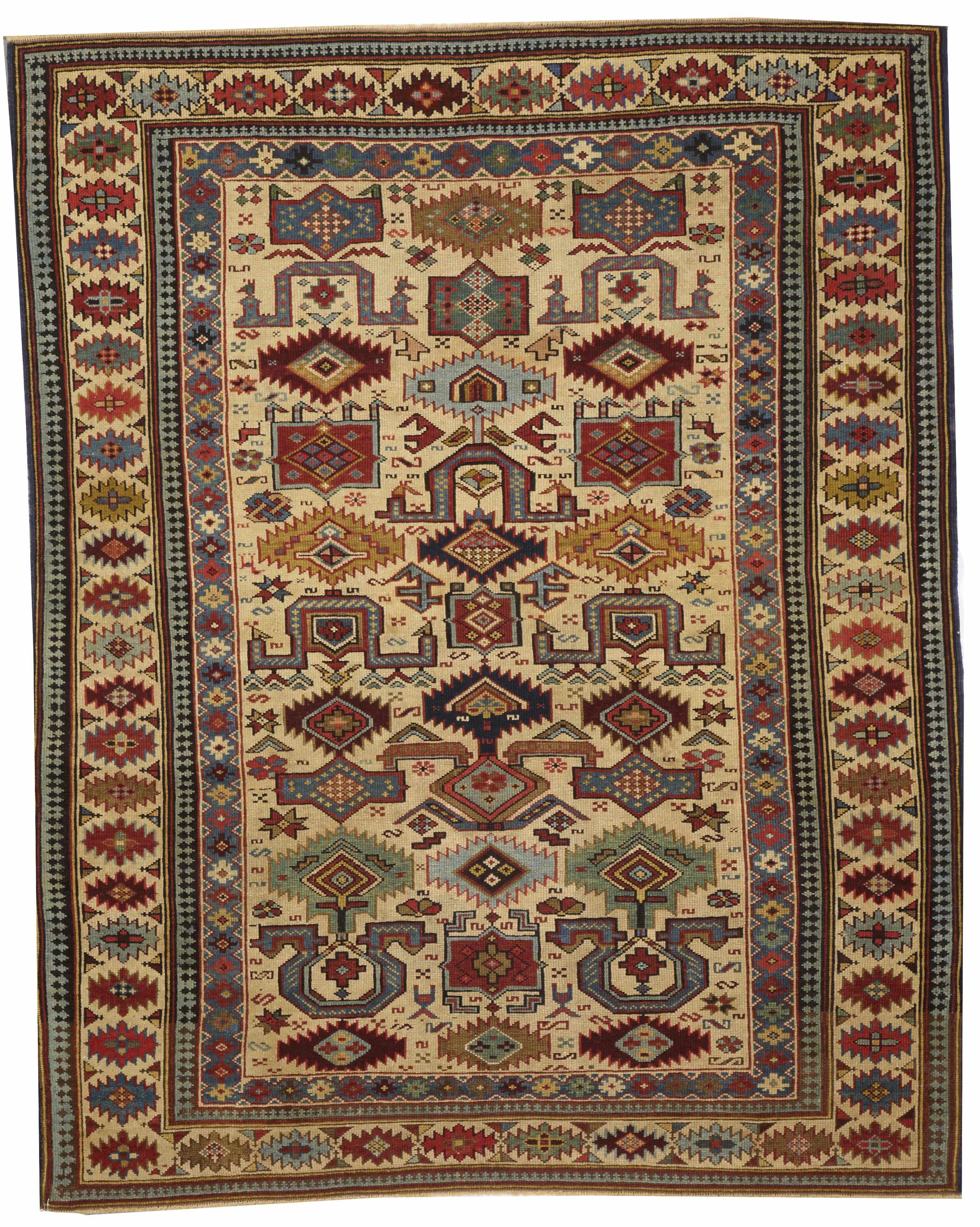 Appraisal: A Shirvan rug Caucasuslate th centurysize approximately ft in x