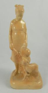 Appraisal: Frank Gentot ceramic sculpture Frank Gentot American th c -