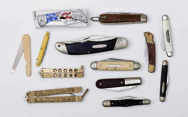 Appraisal: U S Assorted Pocket Knives Lot of Thirteen Condition Very