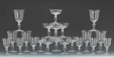 Appraisal: Baccarat Provence Crystal Stemware Including nine - H water glasses