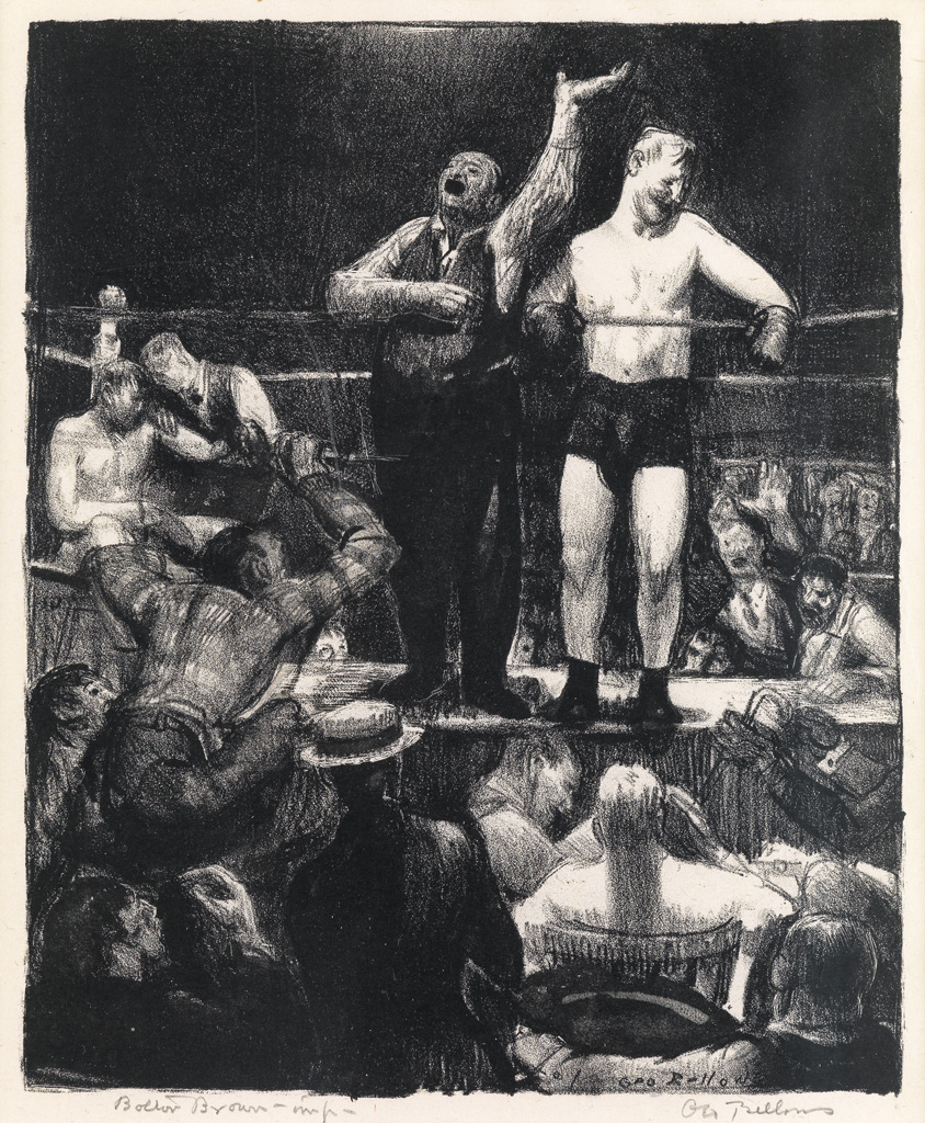 Appraisal: GEORGE BELLOWS Introductions Lithograph x mm x inches full margins