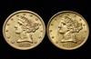 Appraisal: COINS - piece lot includes American Liberty head gold coin