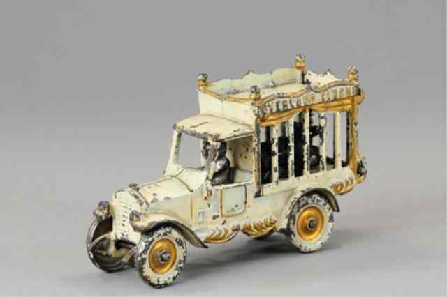 Appraisal: KENTON OVERLAND CIRCUS TRUCK Cast iron painted in white overall