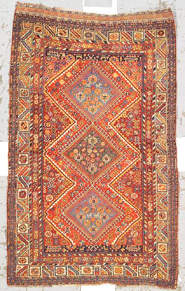 Appraisal: A Qashqa'i rug Southwest Persia circa size approximately ft in