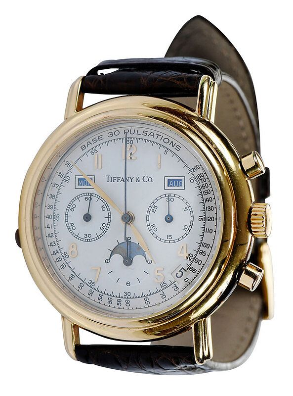 Appraisal: Waldan for Tiffany Co Chronograph Watch Limited Edition mm case