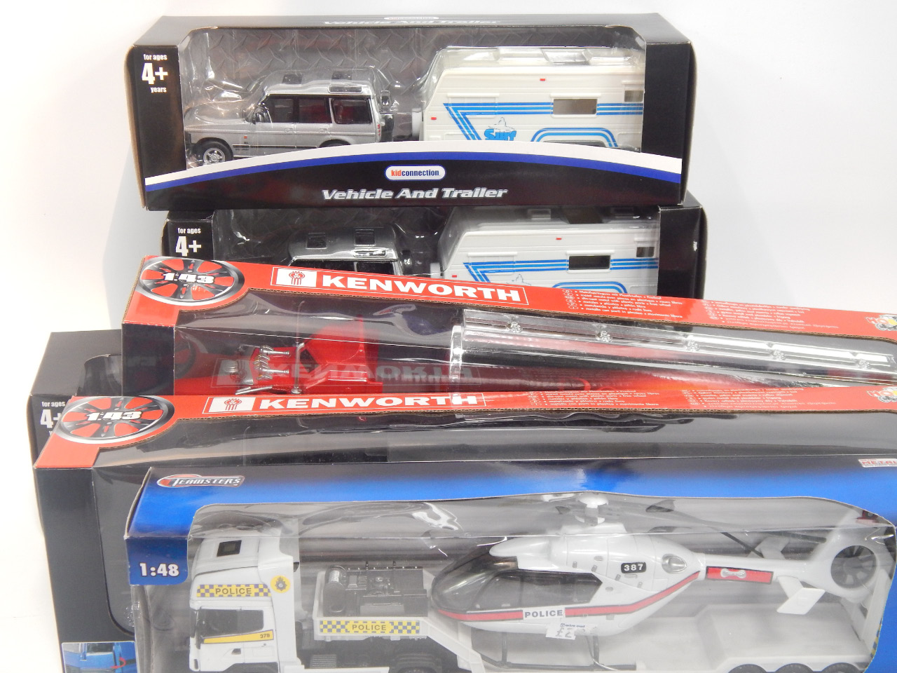 Appraisal: Various die cast vehicles comprising Kenworth W power plus tanker