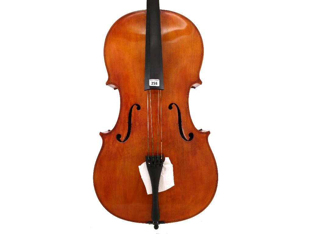 Appraisal: Contemporary violoncello labelled Piero Badalassi cm