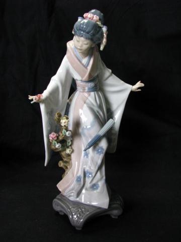 Appraisal: Lladro ''Teruko'' issue year Salvador Debon no box handle glue