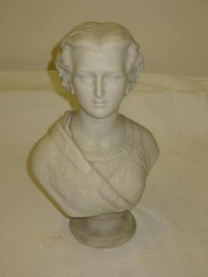 Appraisal: A COPELAND PARIAN BUST modelled as Princess Alexandra by F