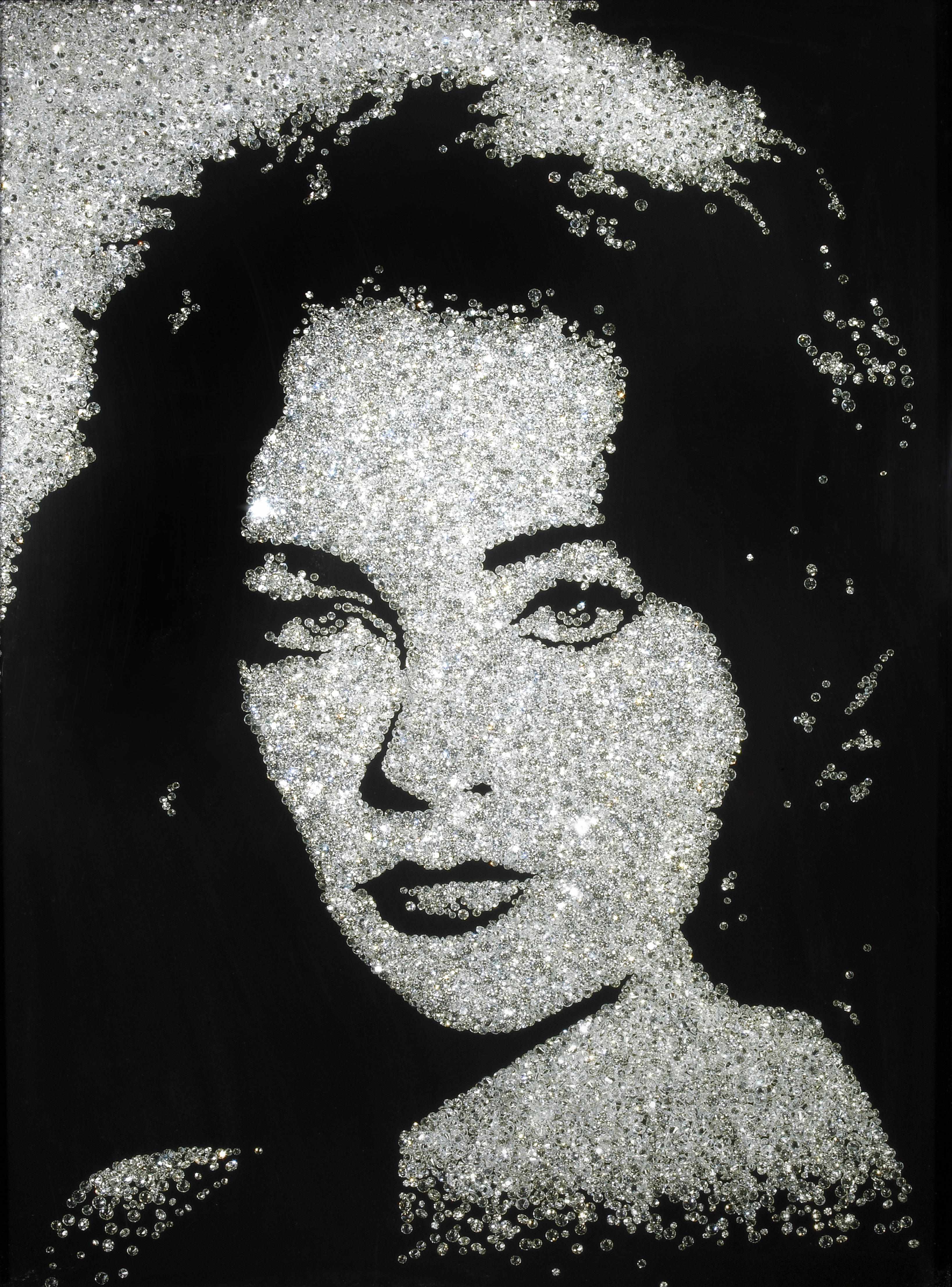 Appraisal: Vik Muniz Brazilian born Elizabeth Taylor from Pictures of Diamonds