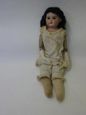 Appraisal: An Armand Marseille bisque should head girl doll with brown