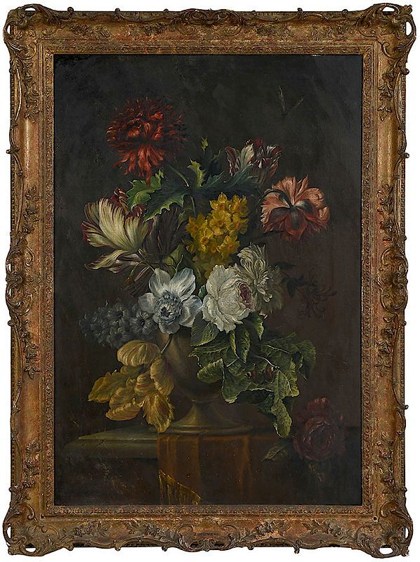 Appraisal: Dutch School th century Still Life with Spring Flowers signed