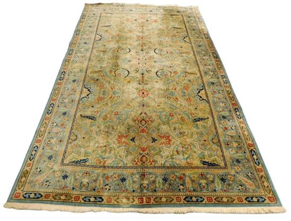 Appraisal: RUG Semi-Antique Persian style design ' x ' wool on