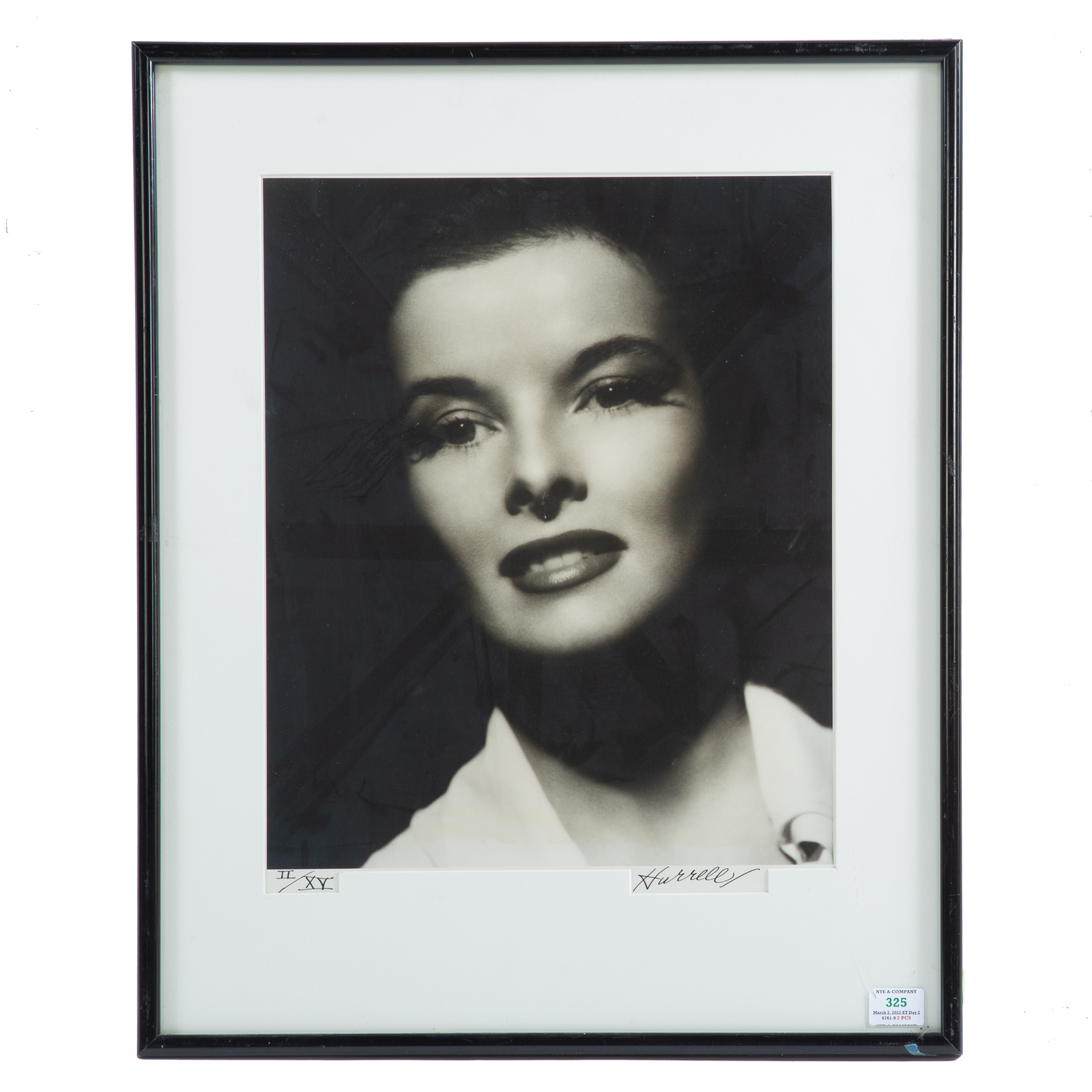 Appraisal: GEORGE E HURRELL KATHERINE HEPBURN PHOTOGRAPH American - Gelatin silver