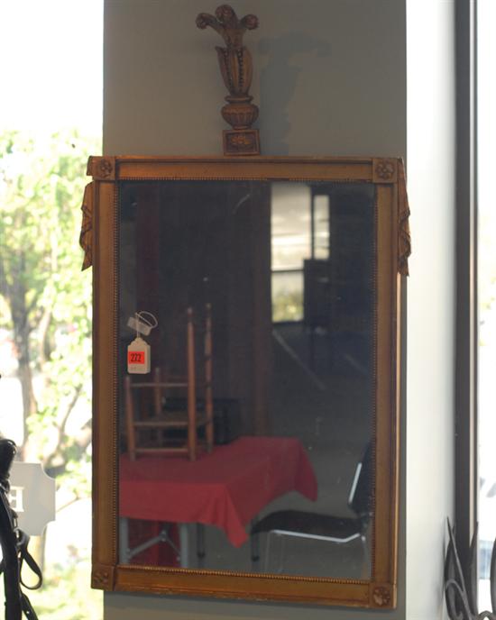 Appraisal: Federal-style Mirror gilt with leaf ornamention in need of repair