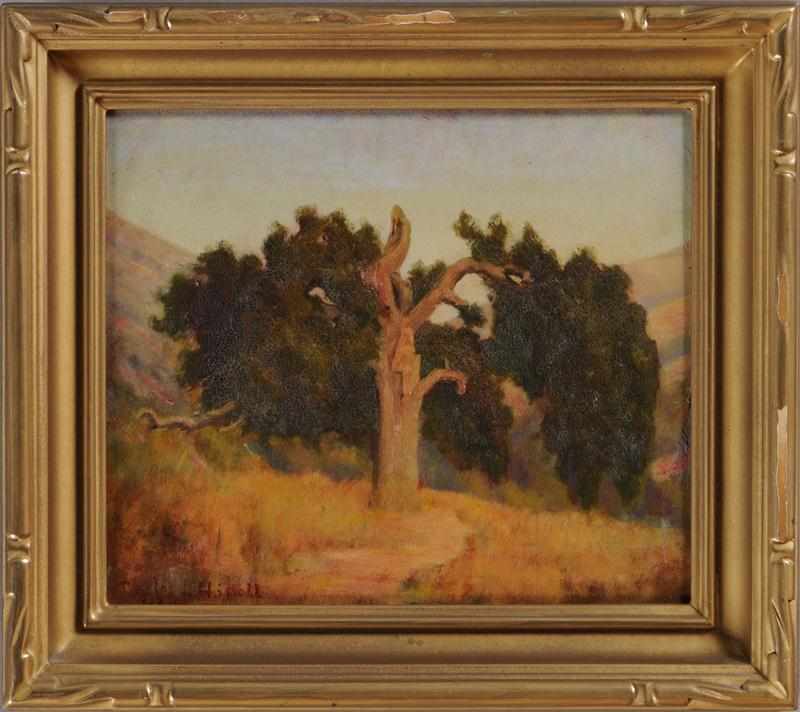 Appraisal: CARLOS HITTELL - ''THE OLD MONTE VIDA OAK'' Oil on