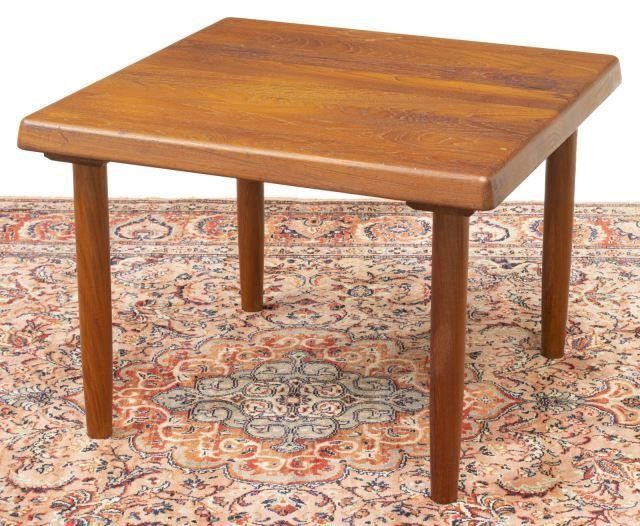 Appraisal: Danish mid-century modern teakwood side table c s having a