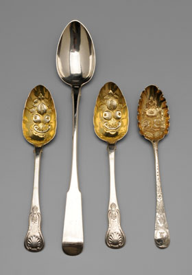 Appraisal: George III English Silver Flatware Edinburgh late th early th