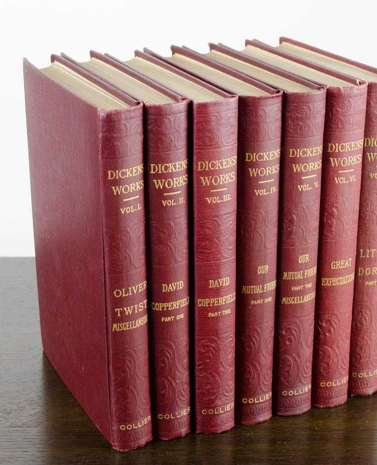 Appraisal: THE WORKS OF CHARLES DICKENS complete volume set published by