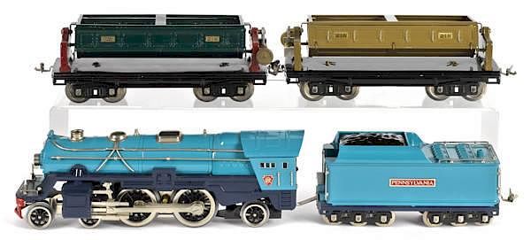 Appraisal: MTH standard gauge four-piece train set to inclu MTH standard