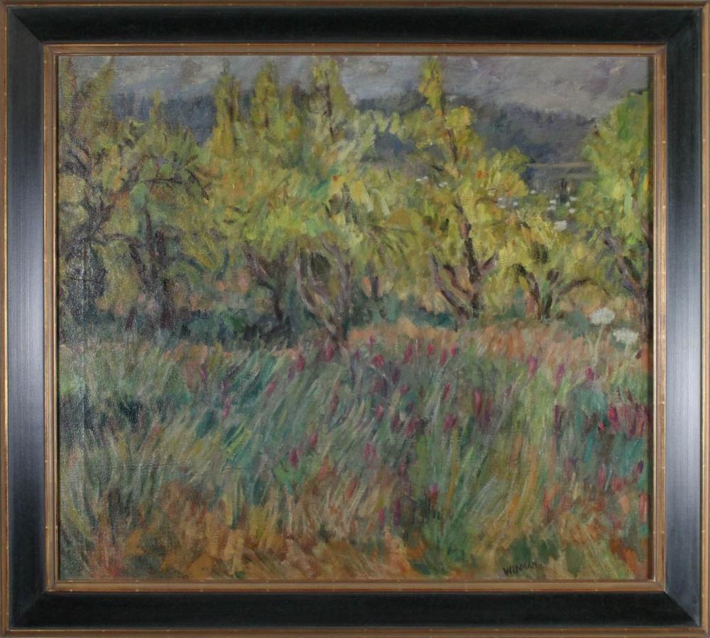 Appraisal: HARRY WIDMAN New Jersey Oregon b oil on canvas Early