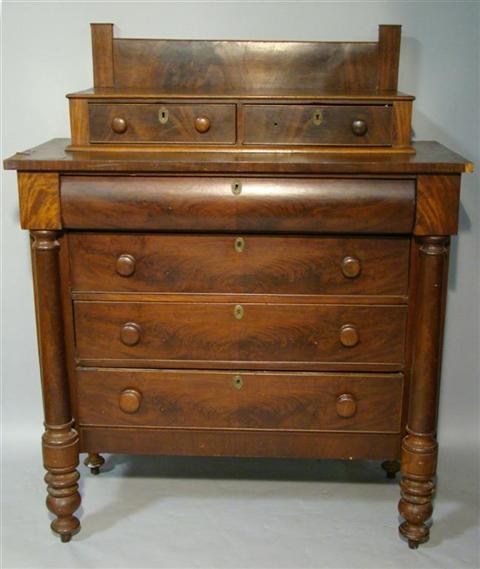 Appraisal: AMERICAN EMPIRE MAHOGANY CHEST OF DRAWERS