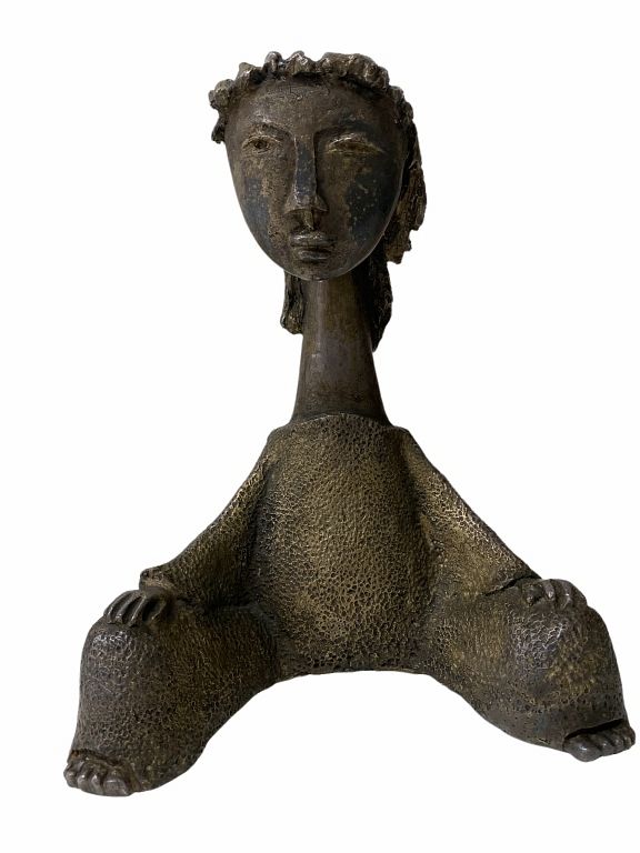 Appraisal: Possibly ngel Botello Bronze Sculpture Possibly ngel Botello Bronze Sculpture