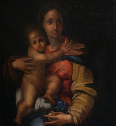 Appraisal: Italian School th Century Madonna and Child Estimate -