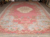 Appraisal: A Decorative Indian Carpet th Century Woven with a European