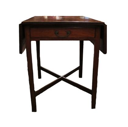 Appraisal: Federal walnut pembroke table circa