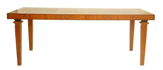 Appraisal: Carl Malmsten - console table retailed by Nordiska Kompaniet oblong