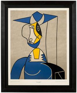 Appraisal: Roy Lichtenstein ''Femme au Chapeau Woman with Hat '' signed