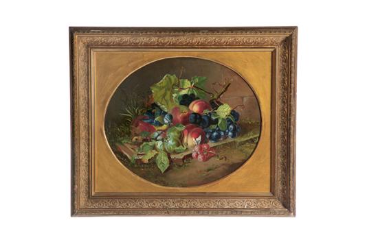 Appraisal: STILL LIFE PAINTING SIGNED ''JOS LAUER'' PROBABLY BY JOSEF LAUER