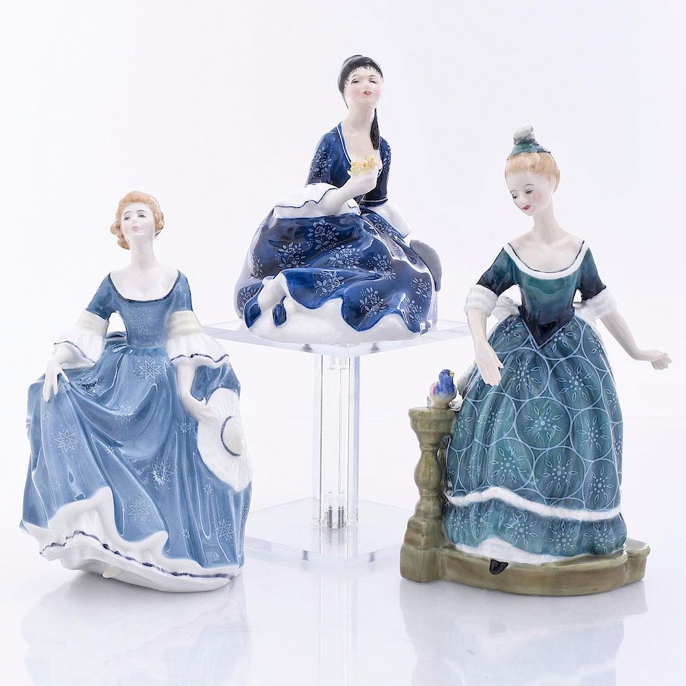 Appraisal: DOULTON FIGURINES CLAEINDA HILARY ROSALIND HN HN HN Stamped on