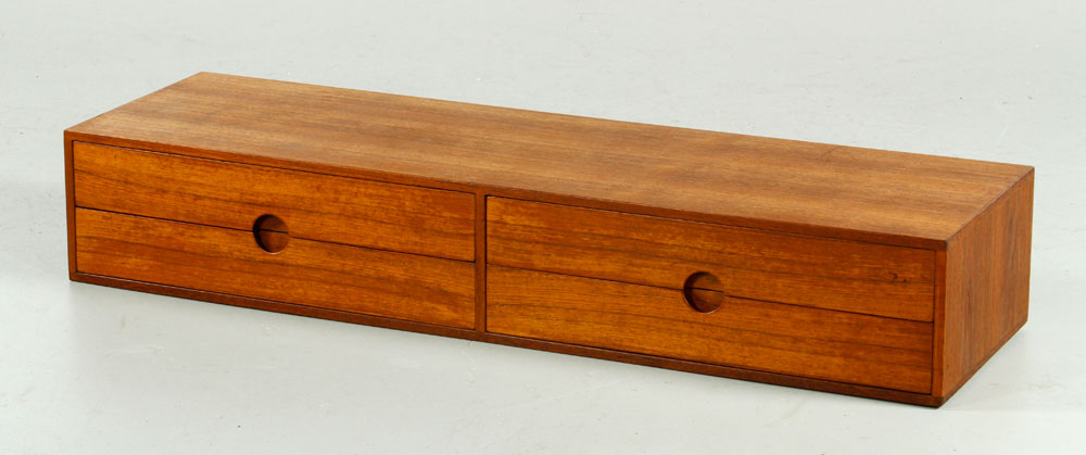 Appraisal: - Kierkegaard Teak Storage Unit Axel Kierkegaard storage unit teak