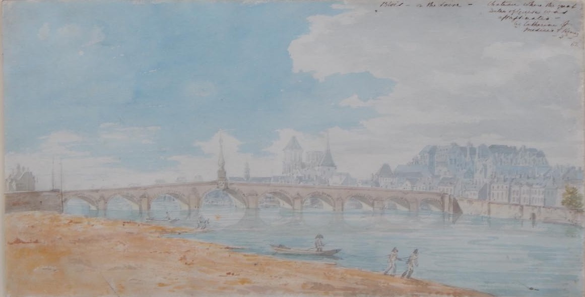 Appraisal: thC thC Continental School Blois on the Loire watercolour inscribed