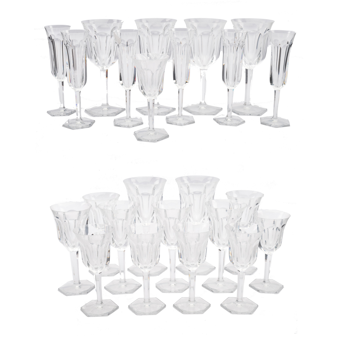 Appraisal: Baccarat Malmaison crystal stems including of the following water goblets