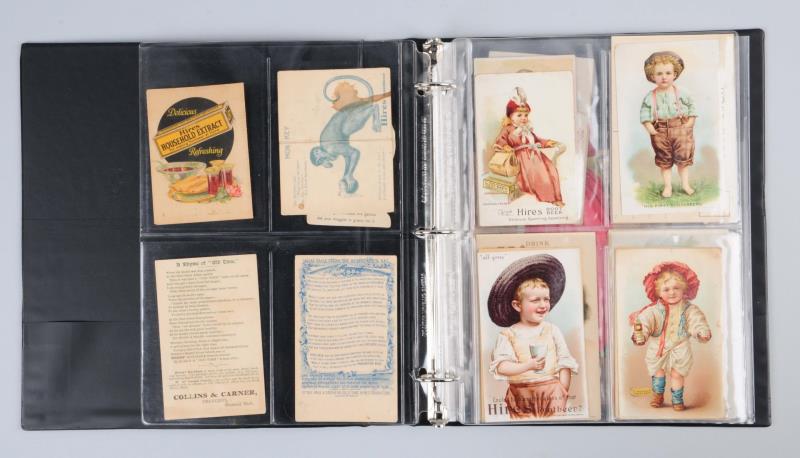 Appraisal: Lot Of Hires Root Beer Trade Cards This lot includes