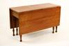 Appraisal: TABLE - American Sheraton period cherry drop leaf table with