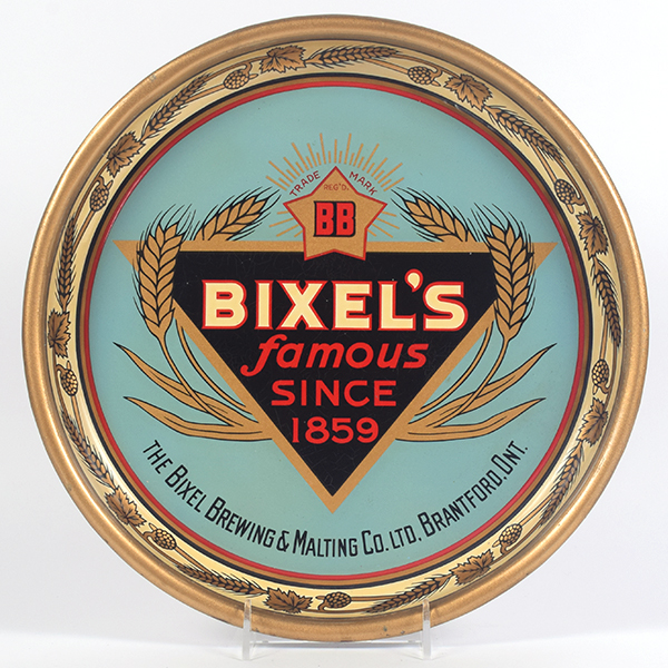 Appraisal: Bixel Brewing Co Canadian Serving Tray NEAR MINTReference n aBrewery