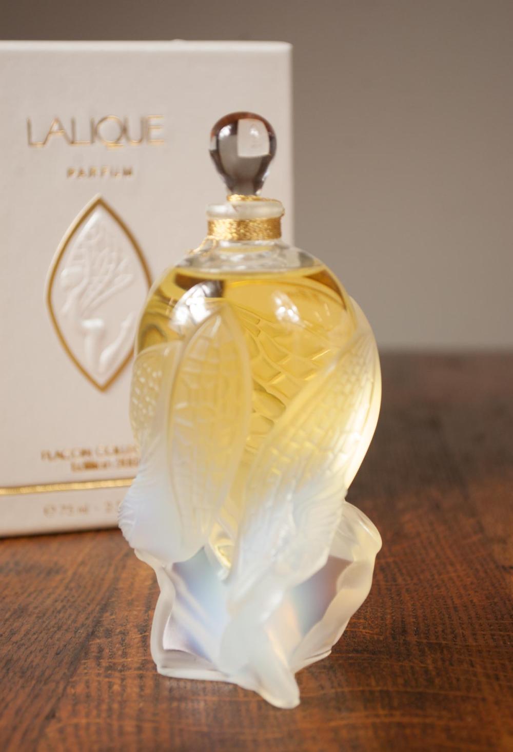 Appraisal: LALIQUE LES ELFES CRYSTAL PERFUME Flacon Collection Edition featuring two